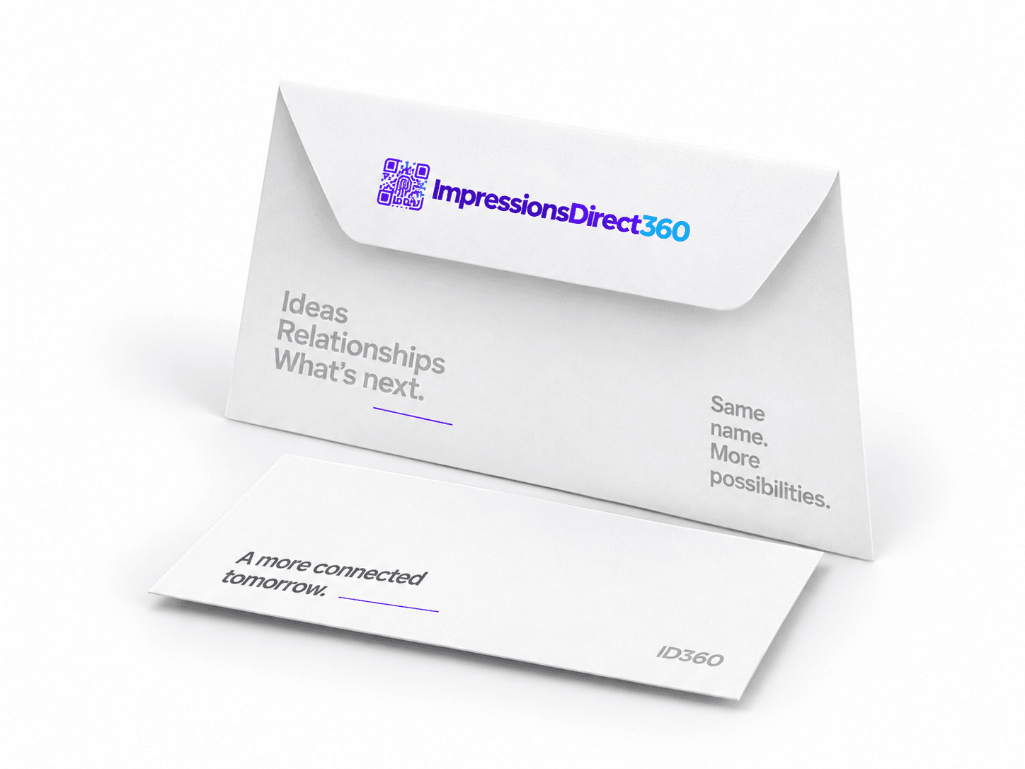 An ImpressionsDirect360 envelope and business correspondence